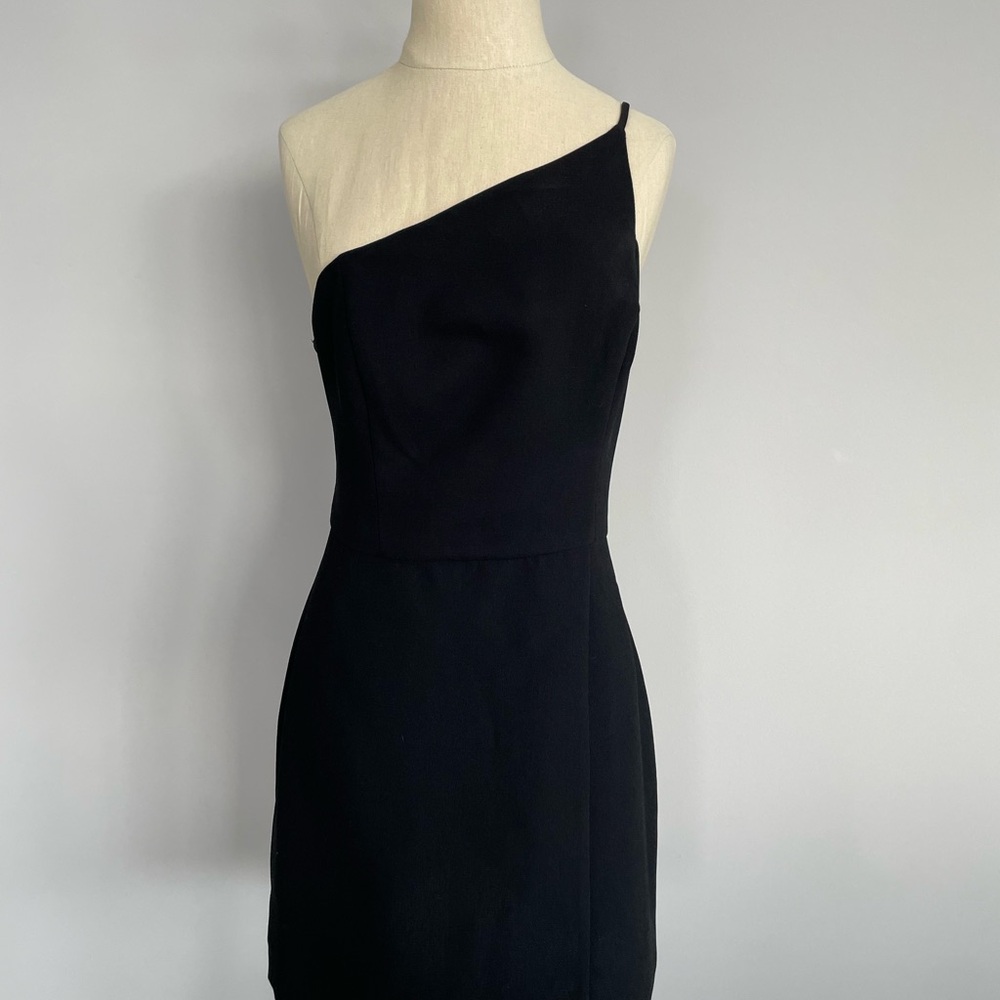 BCBGeneration Black One-Shoulder Dress